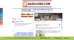 Desktop Screenshot of nasikjobs.com